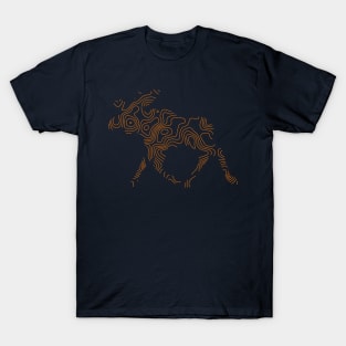 Topo Moose Elk Outdoor T-Shirt